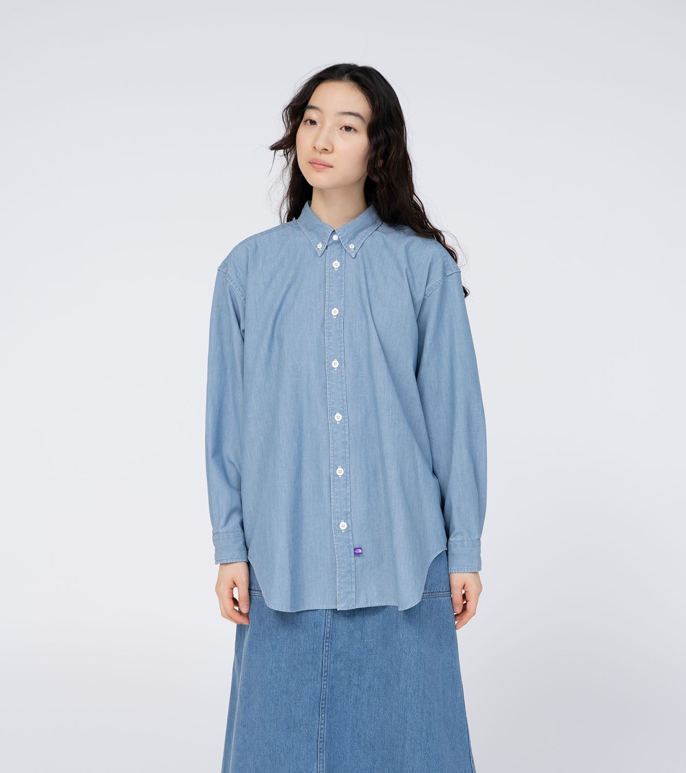 THE NORTH FACE PURPLE LABEL Button Down Chambray Field Shirt