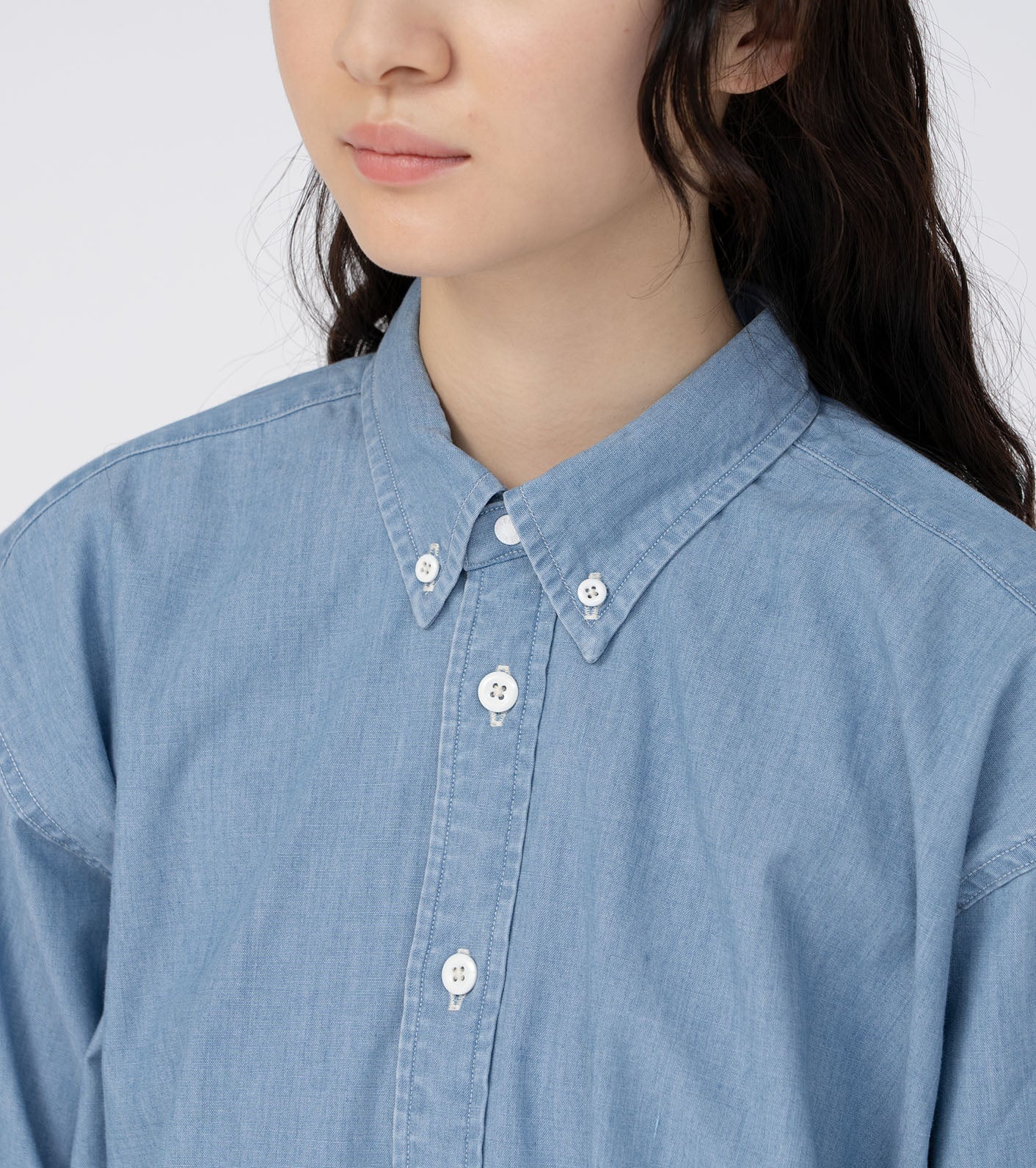 THE NORTH FACE PURPLE LABEL Button Down Chambray Field Shirt