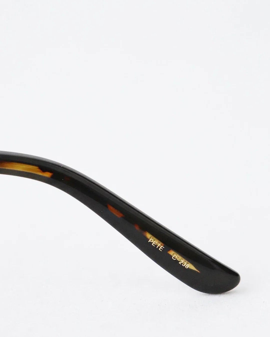YELLOWS PLUS PETE SUNGLASS Black Havana/Deep Gold