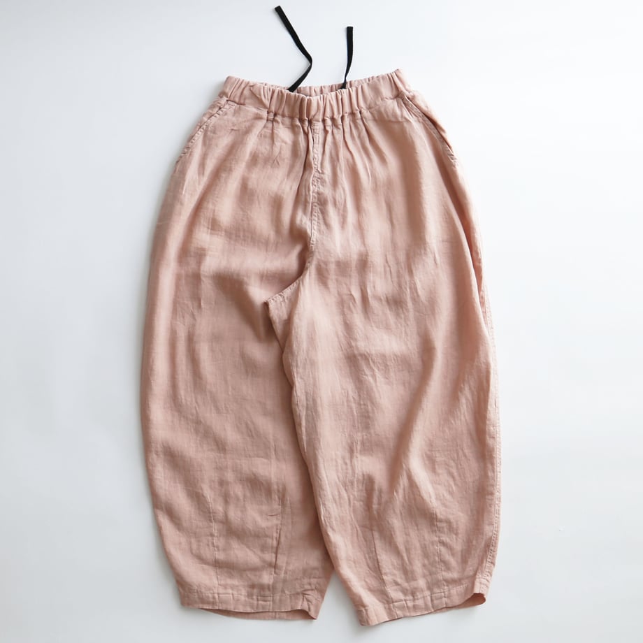 HARVESTY FRENCH LINEN EASY CIRCUS PANTS