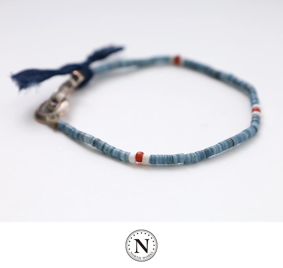 NORTH WORKS Silver & Beads Bracelet BR-6968