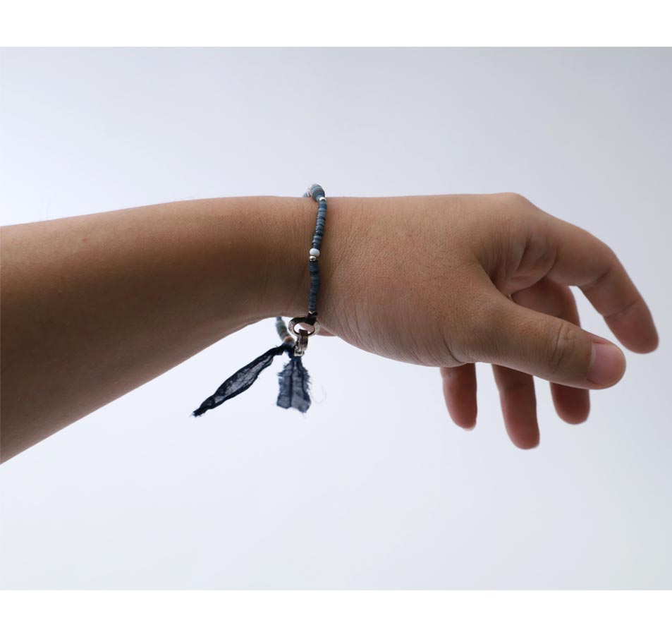 NORTH WORKS Silver & Beads Bracelet BR-6968