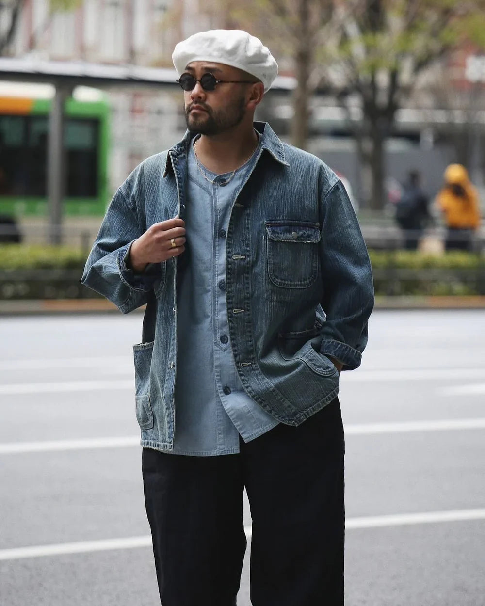 Porter Classic STEINBECK DENIM COVERALLS