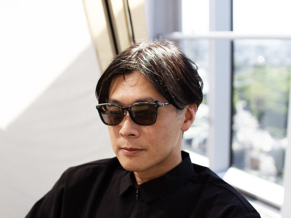 JINS × Snow Peak JINS Switch Metal Flip Up ï¼?60° Wellington Gunmetal