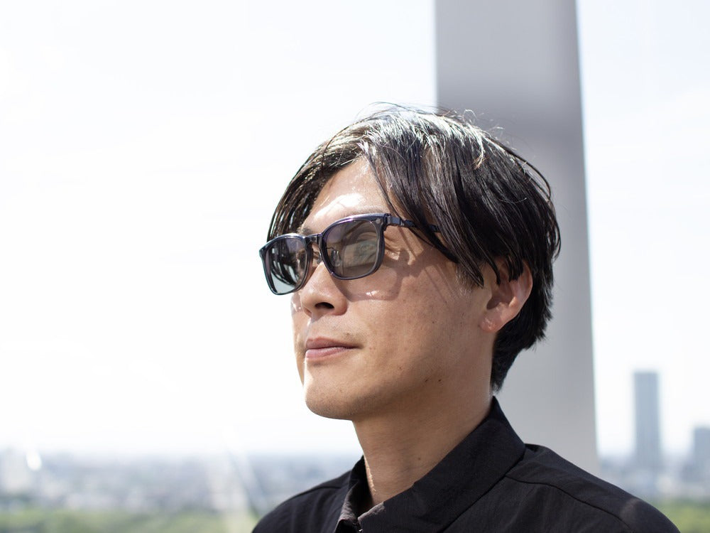 JINS × Snow Peak JINS Switch Metal Flip Up ï¼?60° Wellington Gunmetal