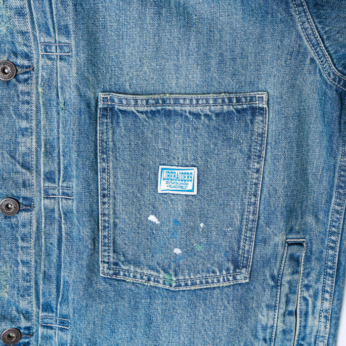 Liberaiders STAMPED DENIM JACKET