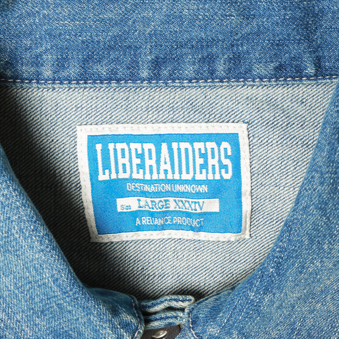 Liberaiders STAMPED DENIM JACKET