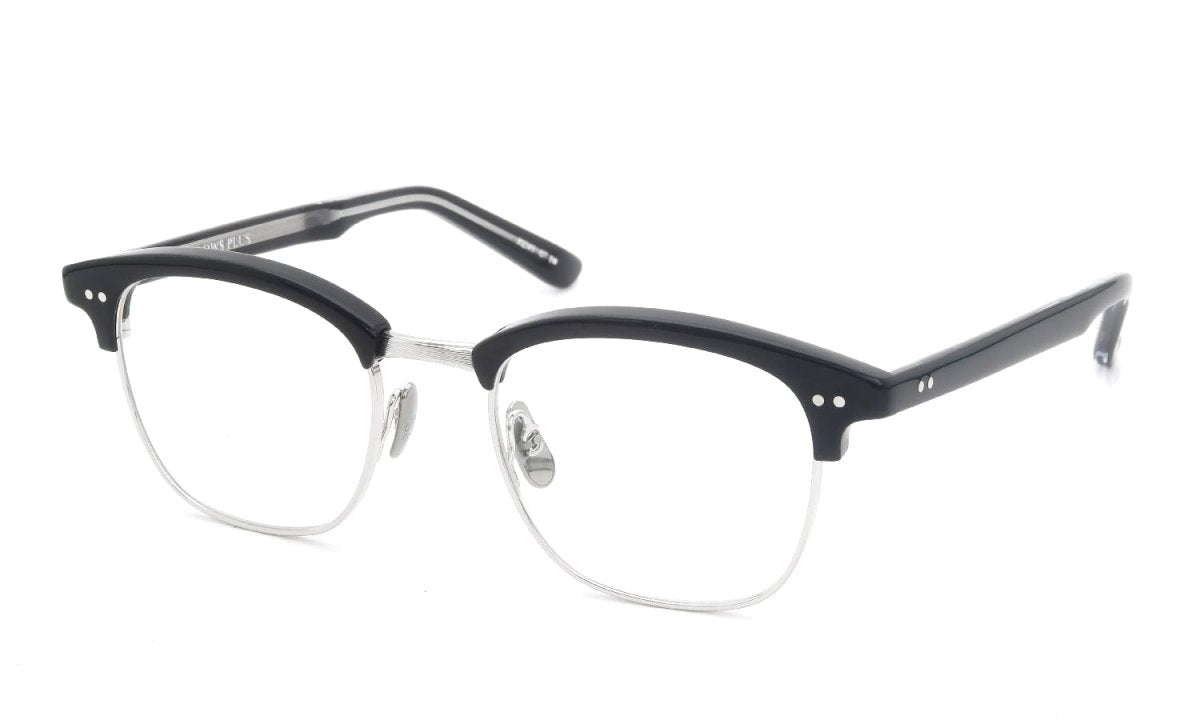 YELLOWS PLUS KENT EYEGLASS FRAME Matt Black/At.Silver
