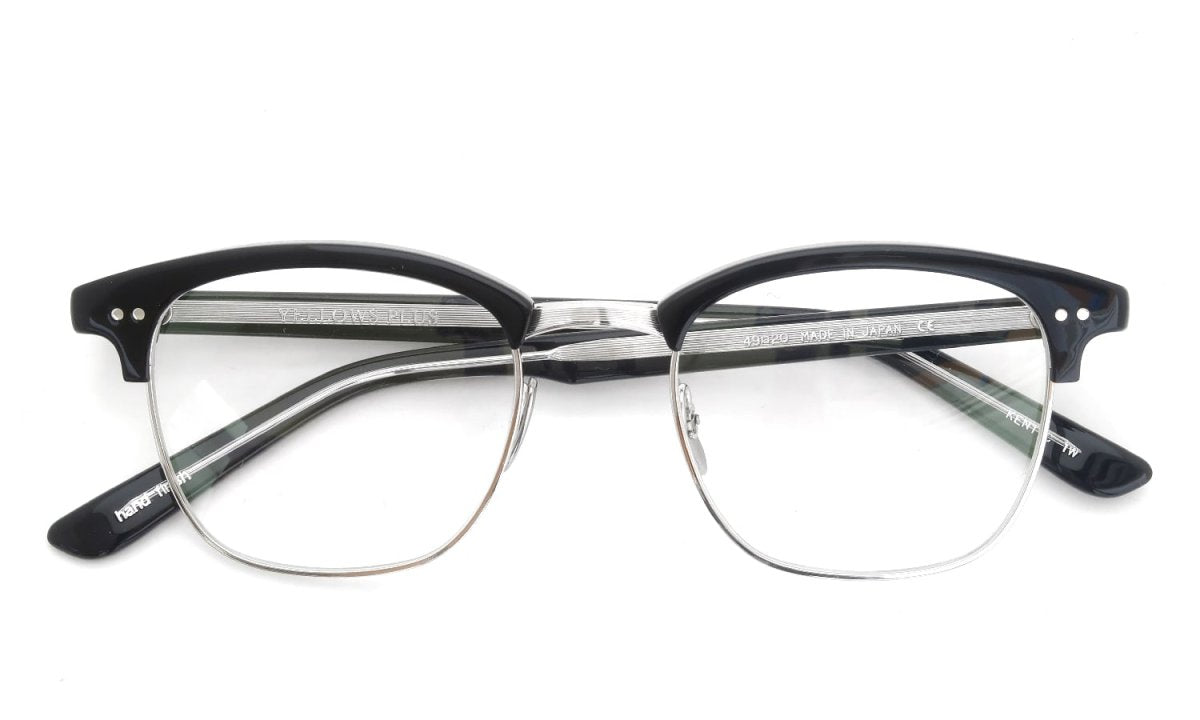 YELLOWS PLUS KENT EYEGLASS FRAME Matt Black/At.Silver