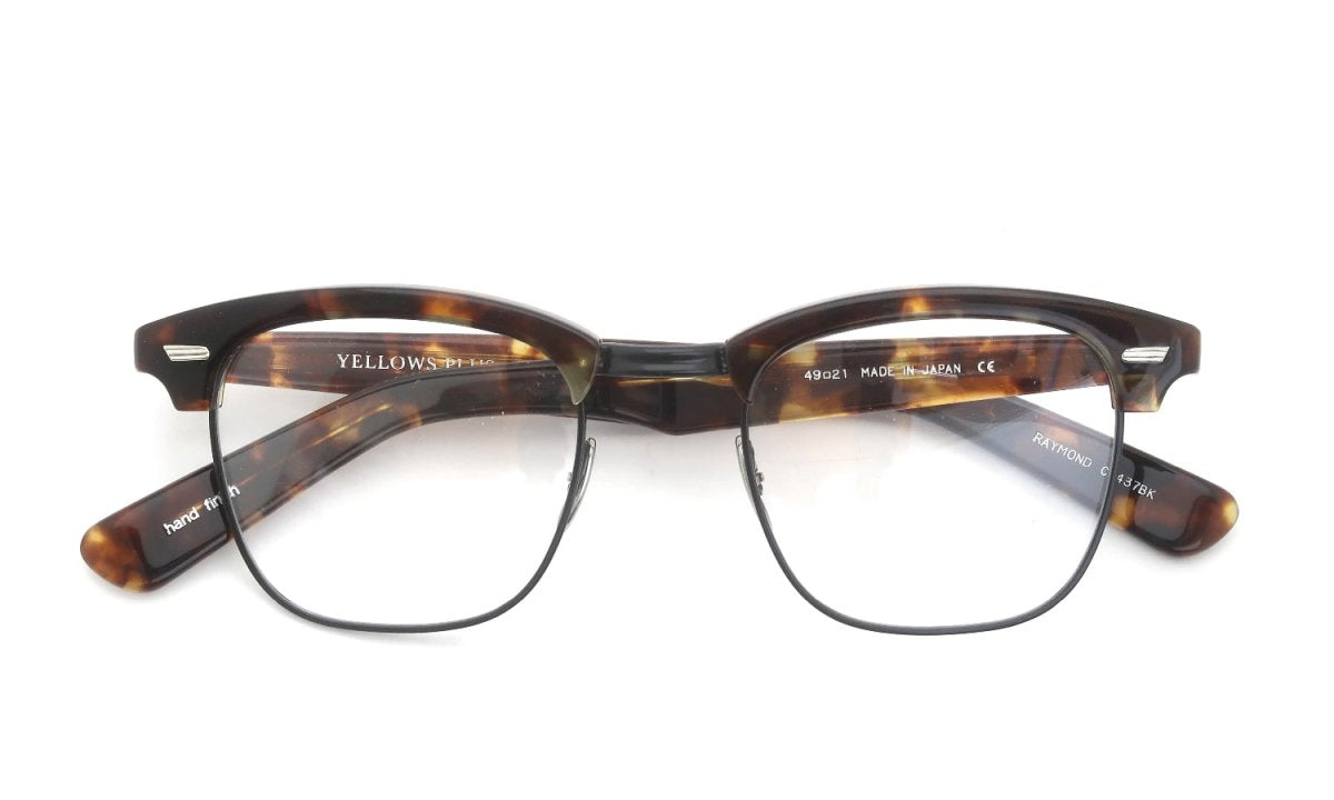 YELLOWS PLUS EYEGLASS FRAME KENT Asian Havana/Black