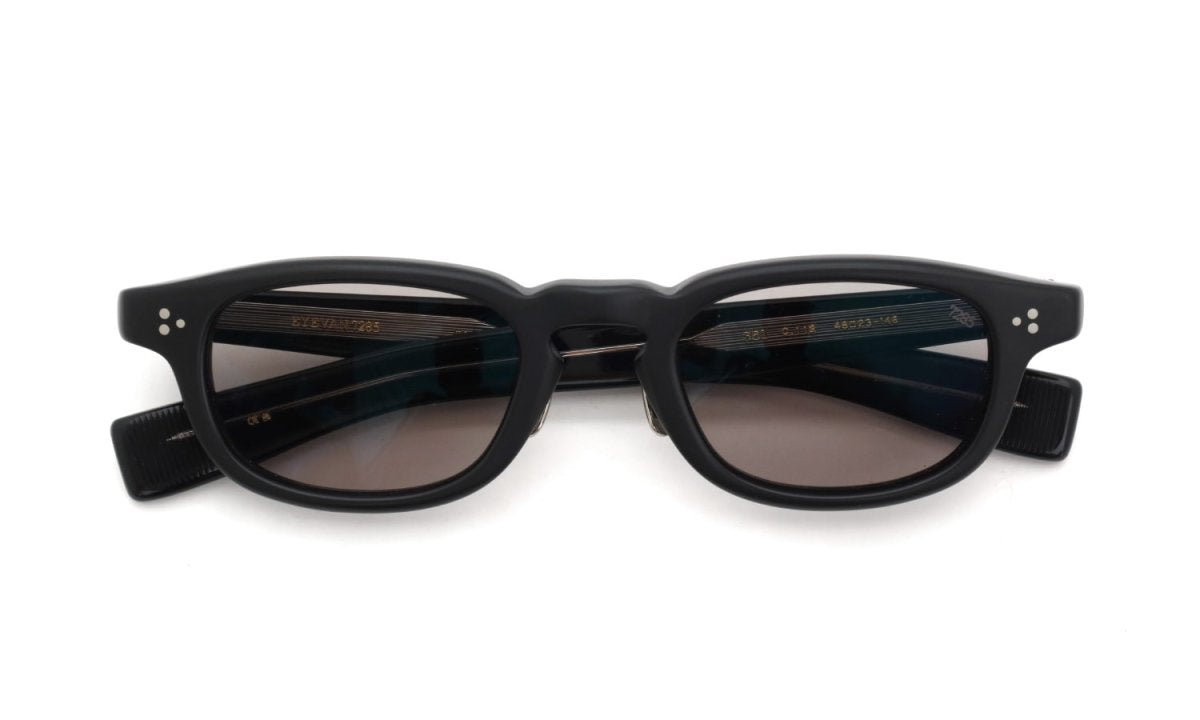 EYEVAN7285 SUNGLASSES 351 C.112 MAT BLACK GM LT.GRY