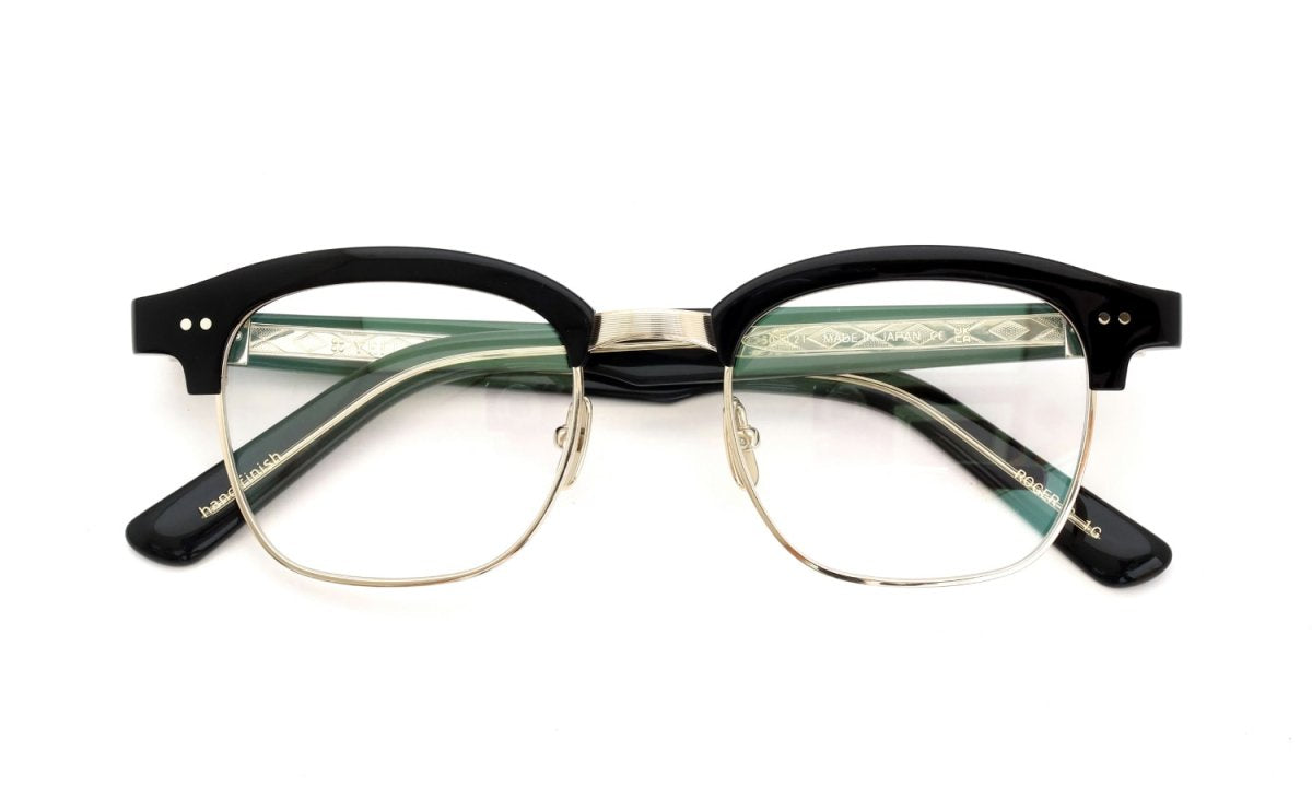 YELLOWS PLUS ROGER EYEGLASS FRAME Black Gold