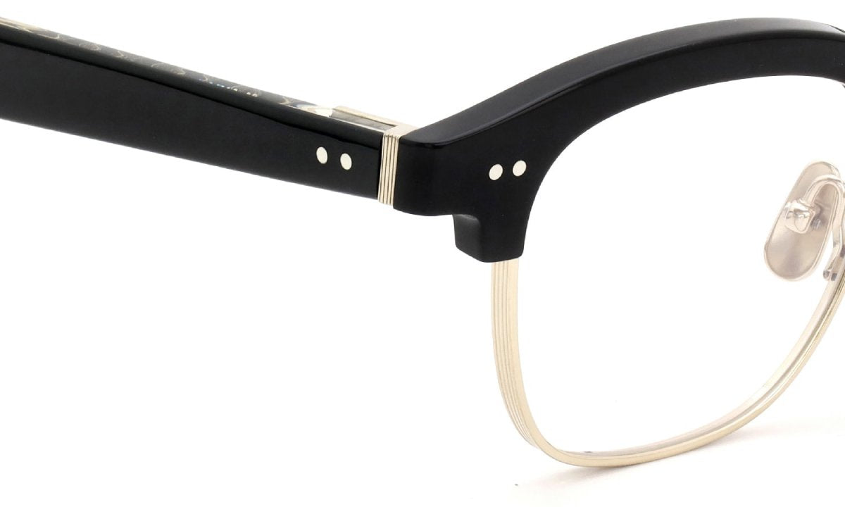 YELLOWS PLUS ROGER EYEGLASS FRAME Black Gold