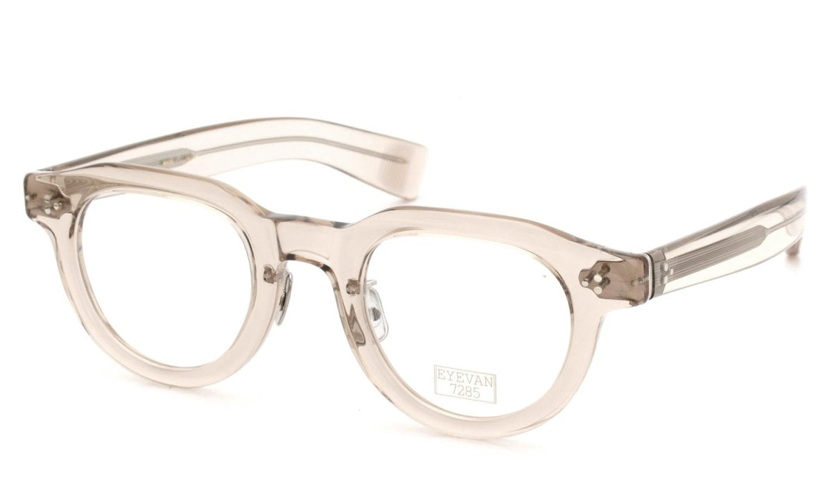 EYEVAN7285 EYEGLASS FRAME 340 C.340 CLEAR LIGHT BROWN