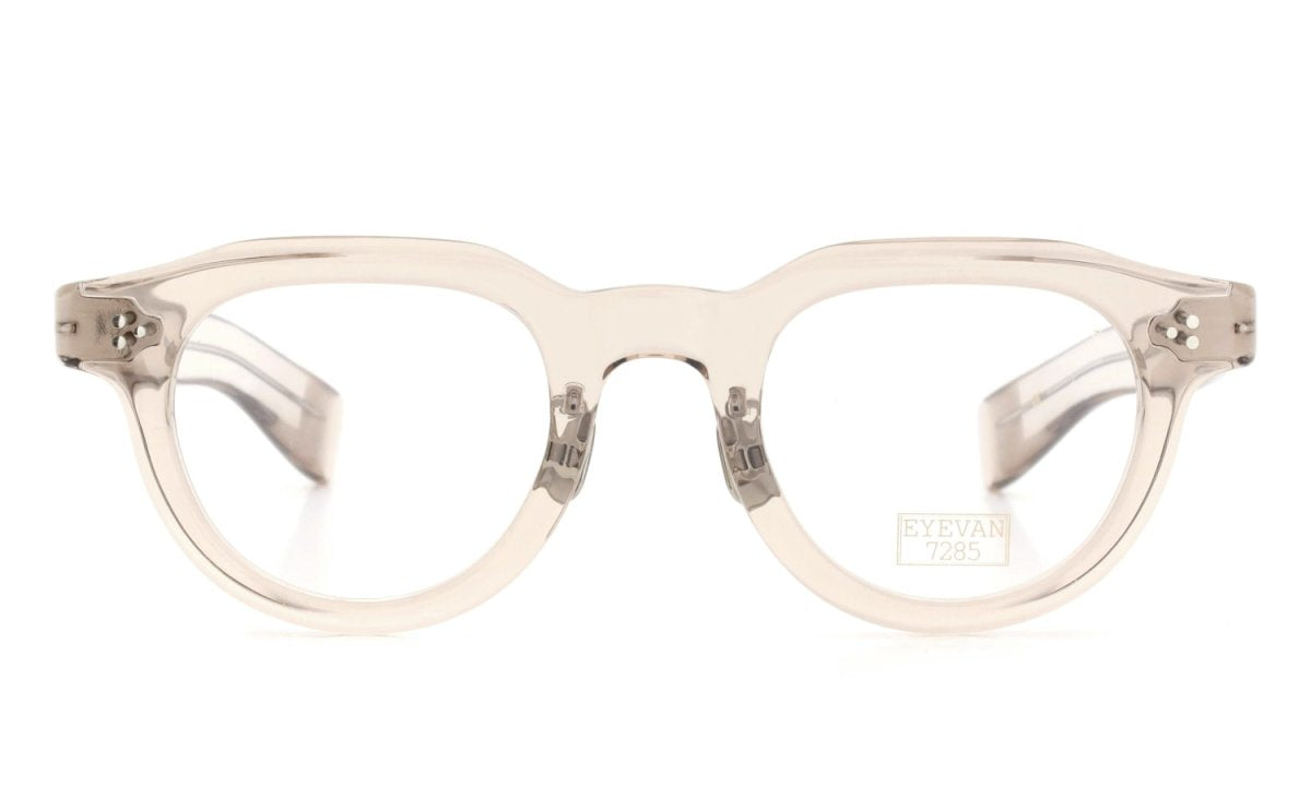 EYEVAN7285 EYEGLASS FRAME 340 C.340 CLEAR LIGHT BROWN