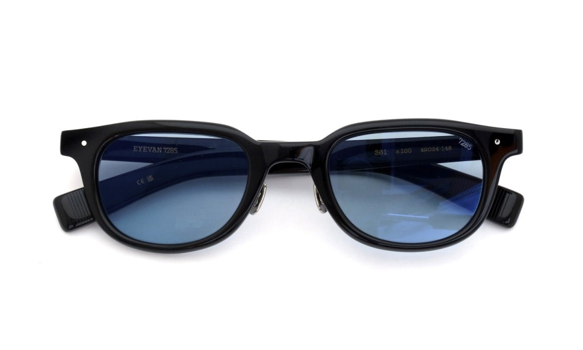 EYEVAN7285 SUNGLASSES 361 C.100 BLACK GM LT.BLU50