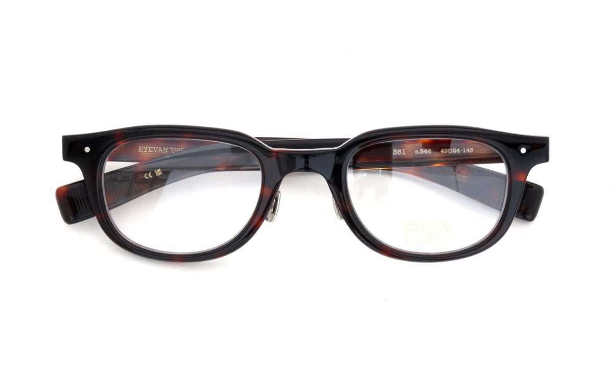 EYEVAN7285 EYEGLASS FRAME 361 C.348 EV DEMI 2
