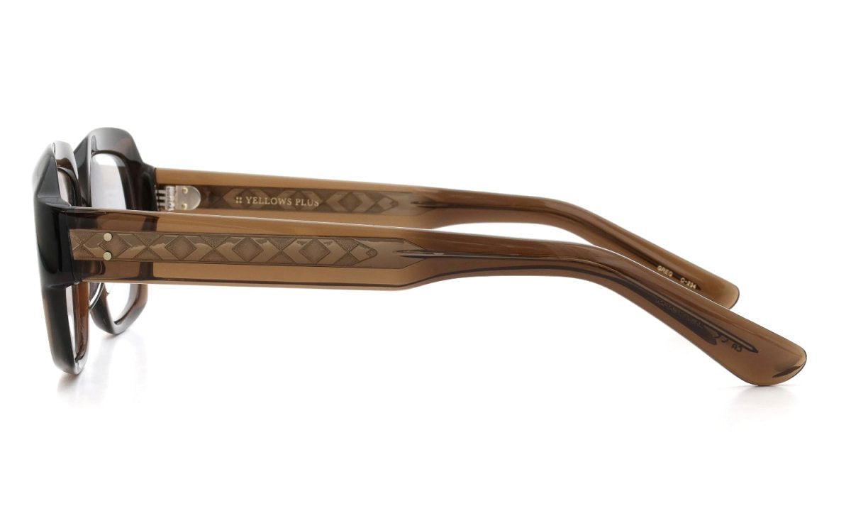 YELLOWS PLUS SUNGLASS GREG Crystal Brown