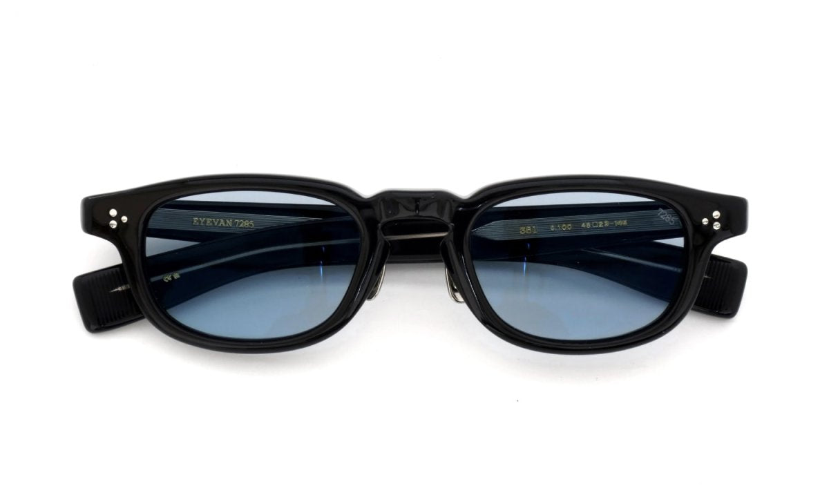 EYEVAN7285 SUNGLASSES 351 C.100 BLACK GM SM.BLU