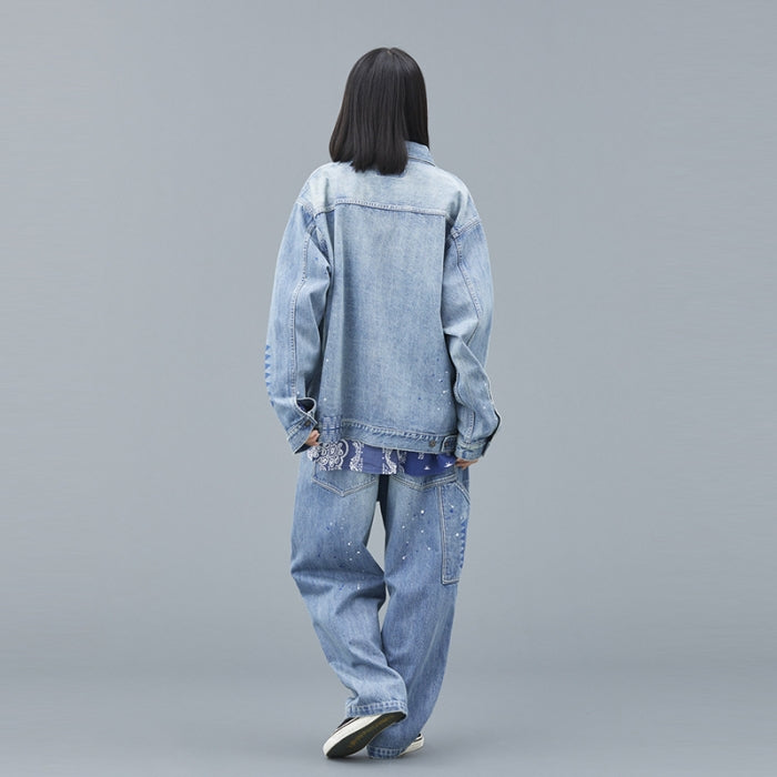 Liberaiders TRIBAL DENIM SARROUEL PANTS HW