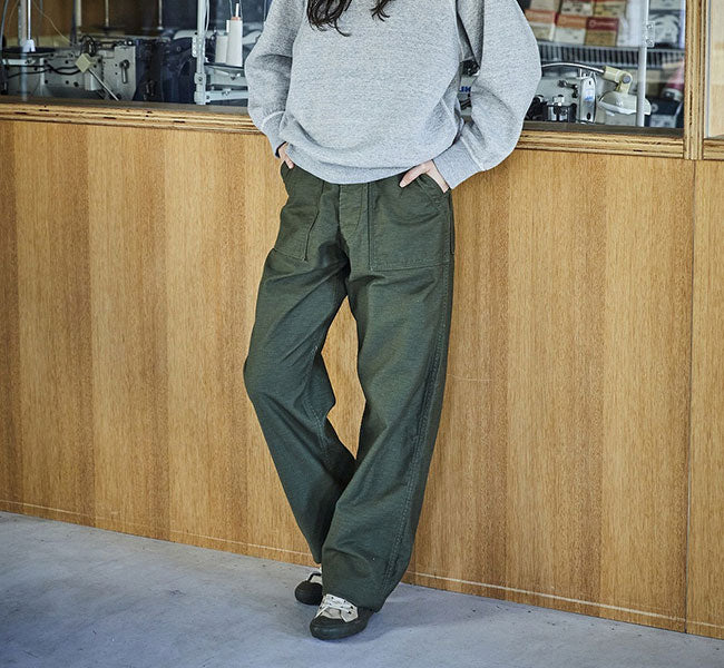 orSlow VINTAGE FIT FATIGUE PANTS Dark Olive