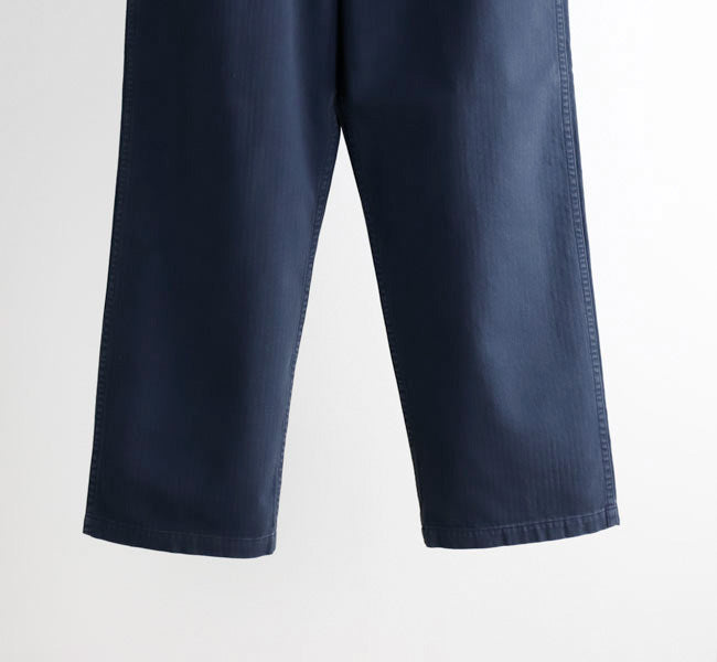 orSlow HERRINGBONE SUMMER FATIGUE PANTS Navy