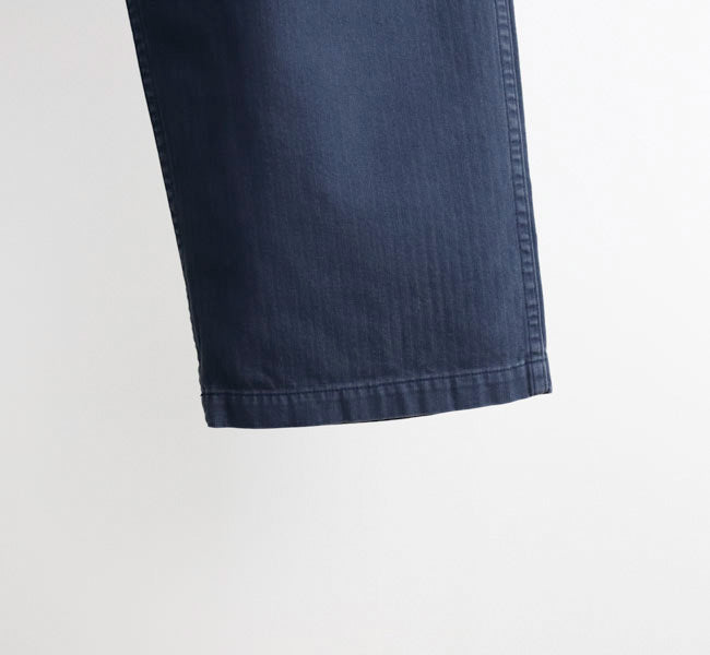 orSlow HERRINGBONE SUMMER FATIGUE PANTS Navy