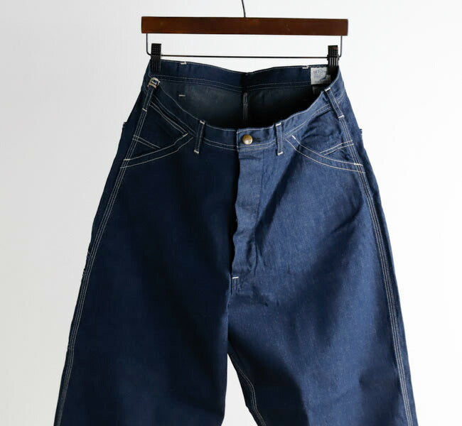 orSlow WIDE FIT 30'S PAINTER PANTS DENIM ONE WASH