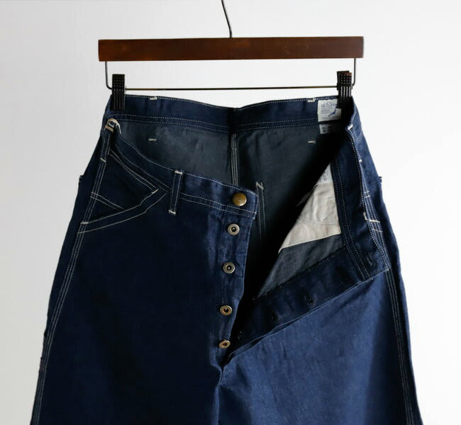 orSlow WIDE FIT 30'S PAINTER PANTS DENIM ONE WASH