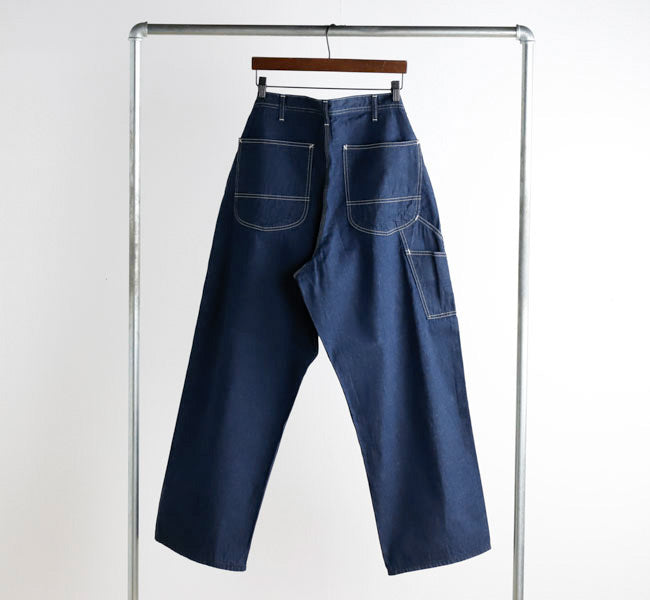 orSlow WIDE FIT 30'S PAINTER PANTS DENIM ONE WASH