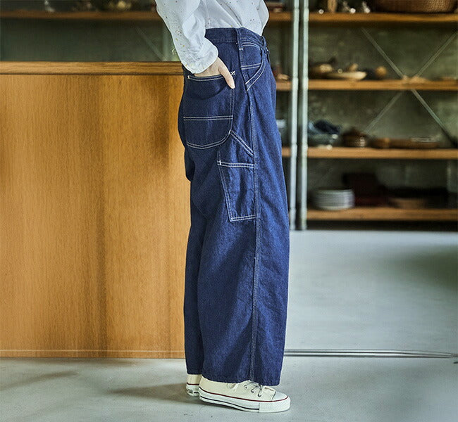 orSlow WIDE FIT 30'S PAINTER PANTS DENIM ONE WASH