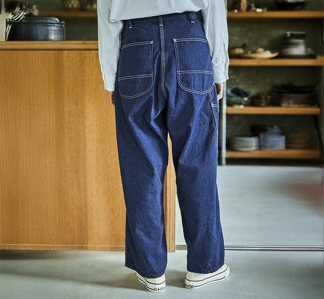 orSlow WIDE FIT 30'S PAINTER PANTS DENIM ONE WASH