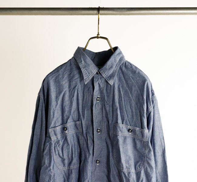orSlow RELAX FIT CHAMBRAY WORK SHIRT