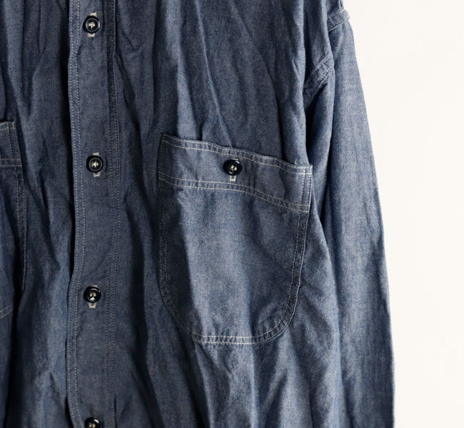orSlow RELAX FIT CHAMBRAY WORK SHIRT