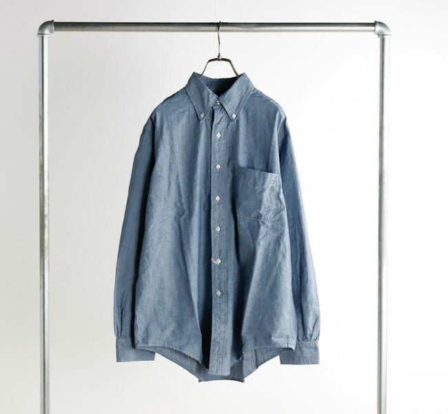 orSlow CHAMBRAY STANDARD BUTTON DOWN SHIRT
