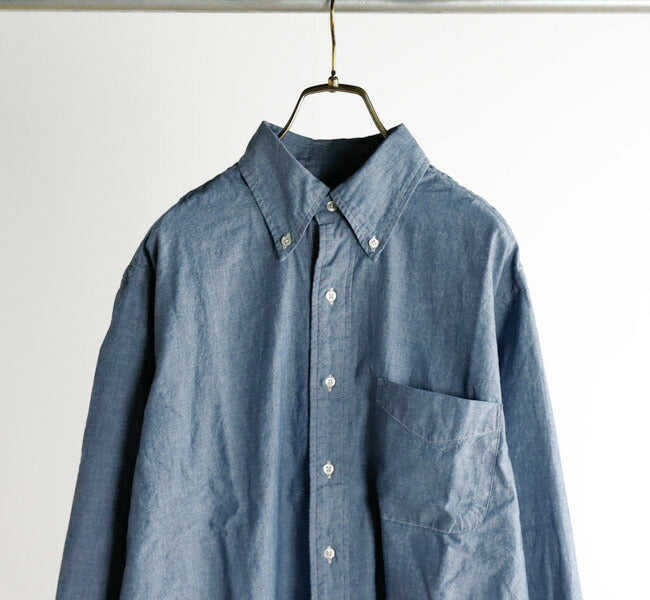 orSlow CHAMBRAY STANDARD BUTTON DOWN SHIRT