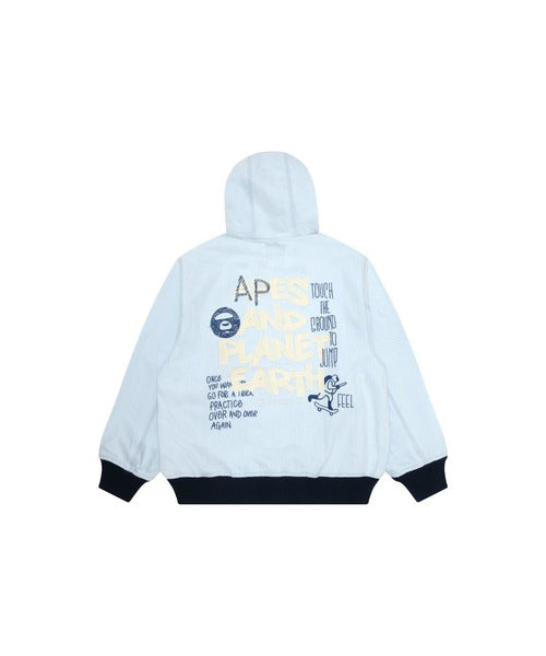 AAPE ZIP UP HOODIE JACKET