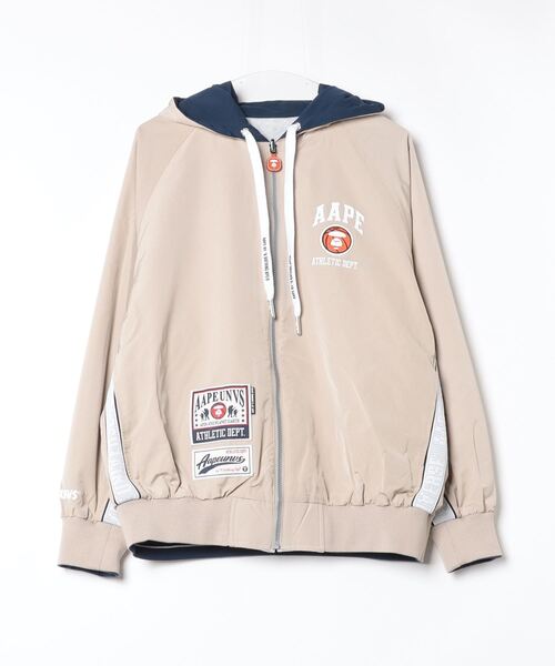 AAPE REVERSIBLE ZIP UP HOODIE JACKET