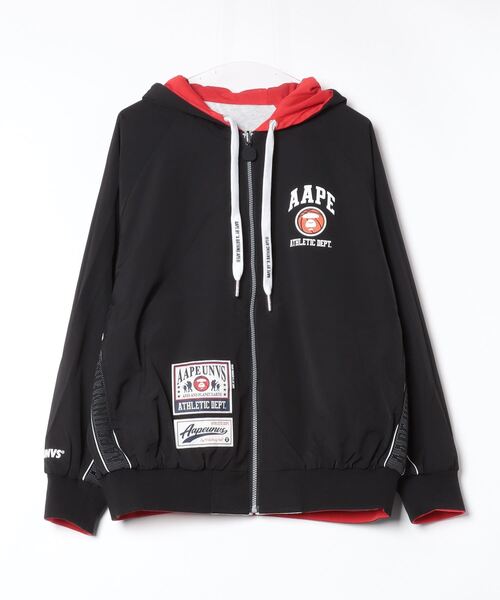AAPE REVERSIBLE ZIP UP HOODIE JACKET
