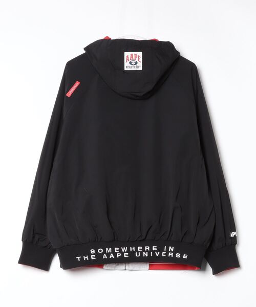 AAPE REVERSIBLE ZIP UP HOODIE JACKET