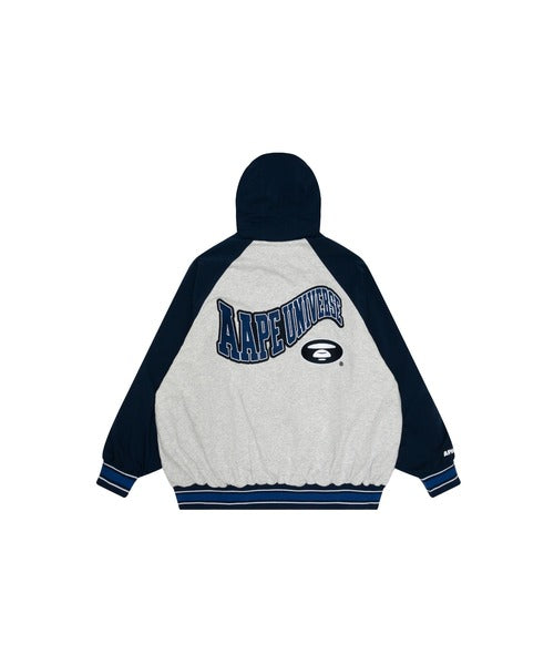 AAPE REVERSIBLE ZIP UP HOODIE JACKET