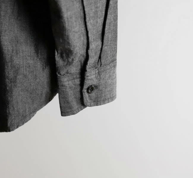orSlow Black Chambray Work Shirt