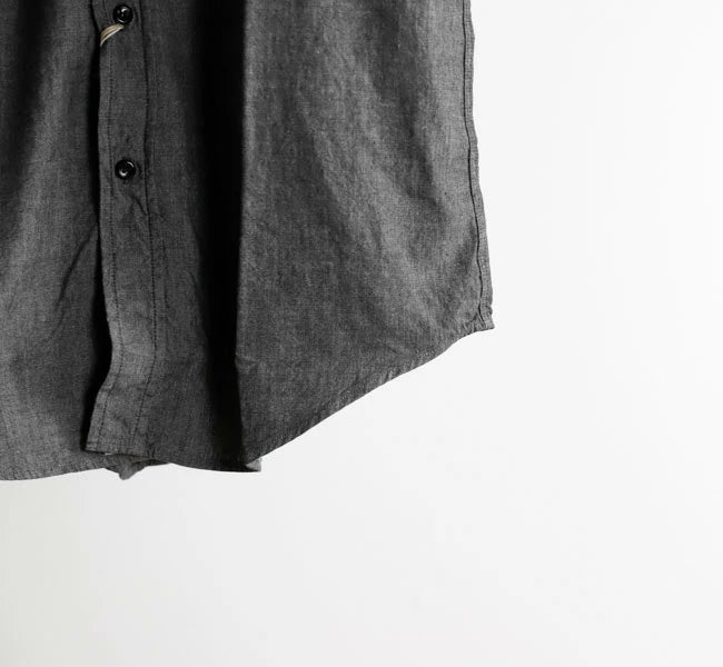 orSlow Black Chambray Work Shirt