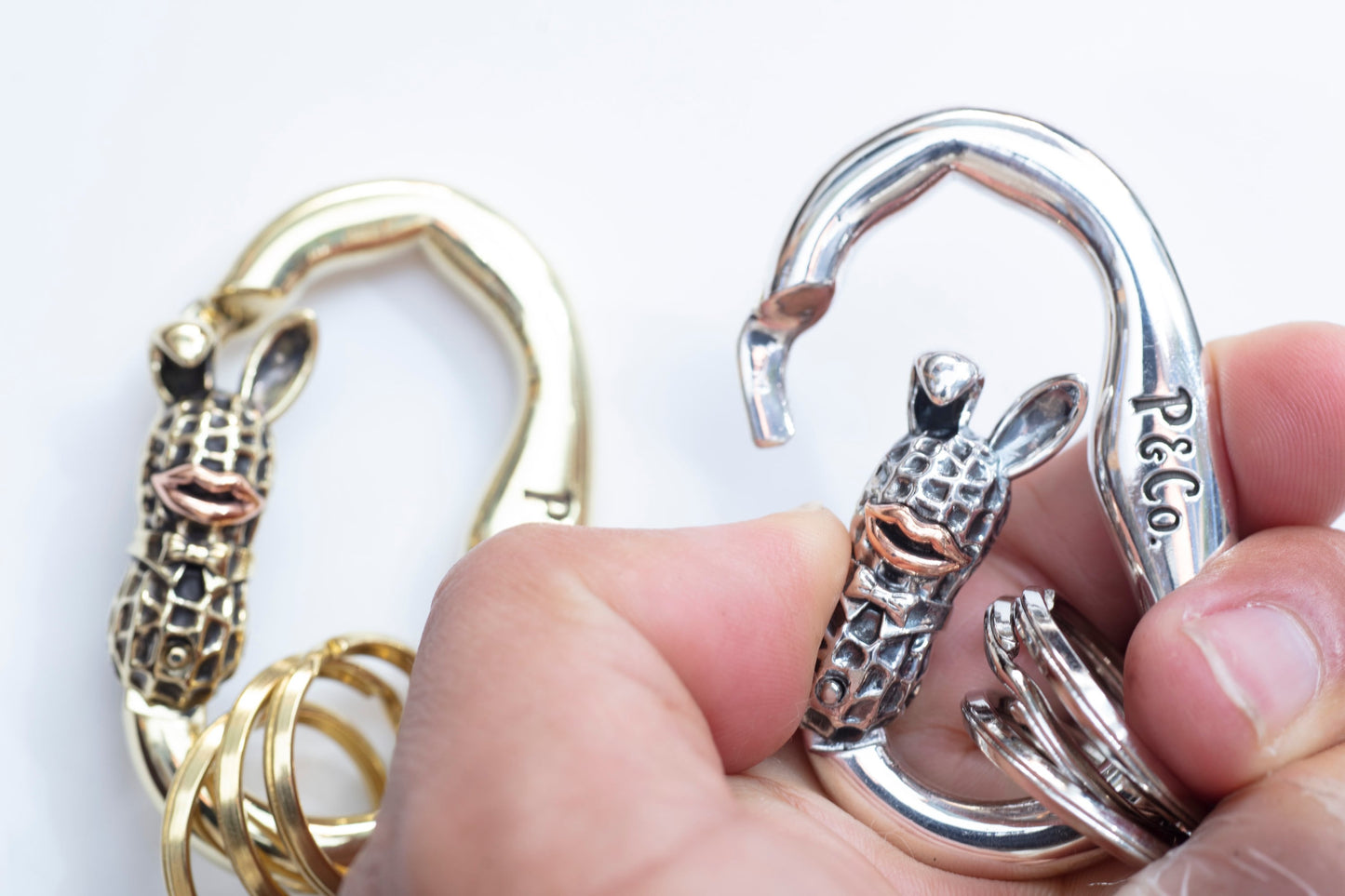 Peanuts&Co. CARABINER BUNNY PEANUTS silver x k10PG