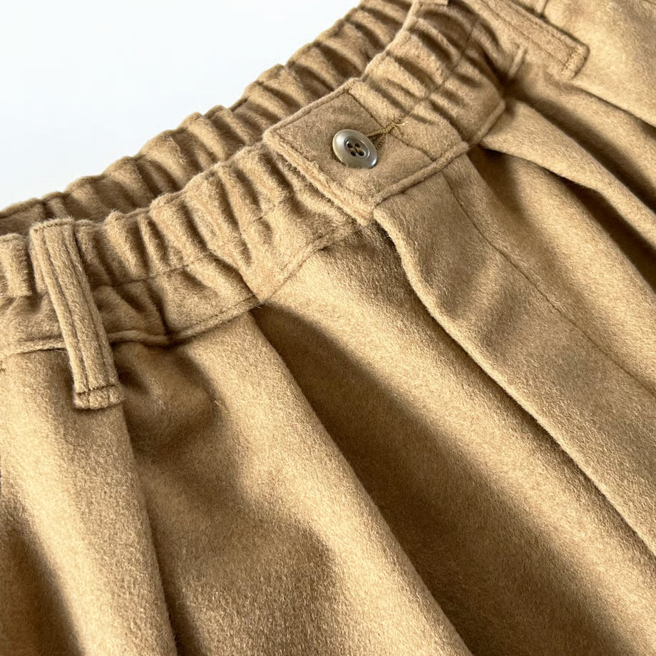 HARVESTY WOOLEN BEAVER CLOTH CIRCUS PANTS