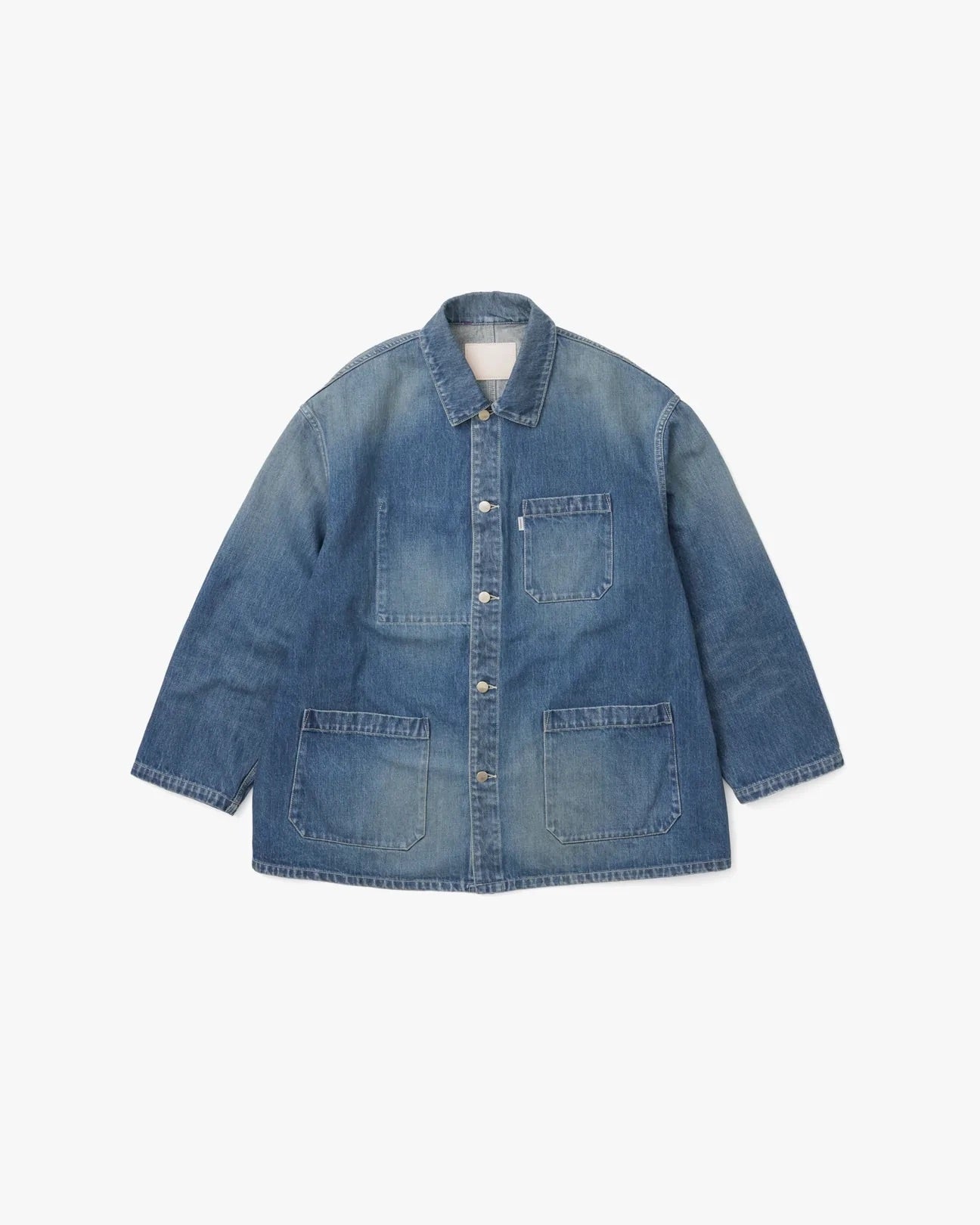 Graphpaper Selvage Denim Coverall - DARK FADE