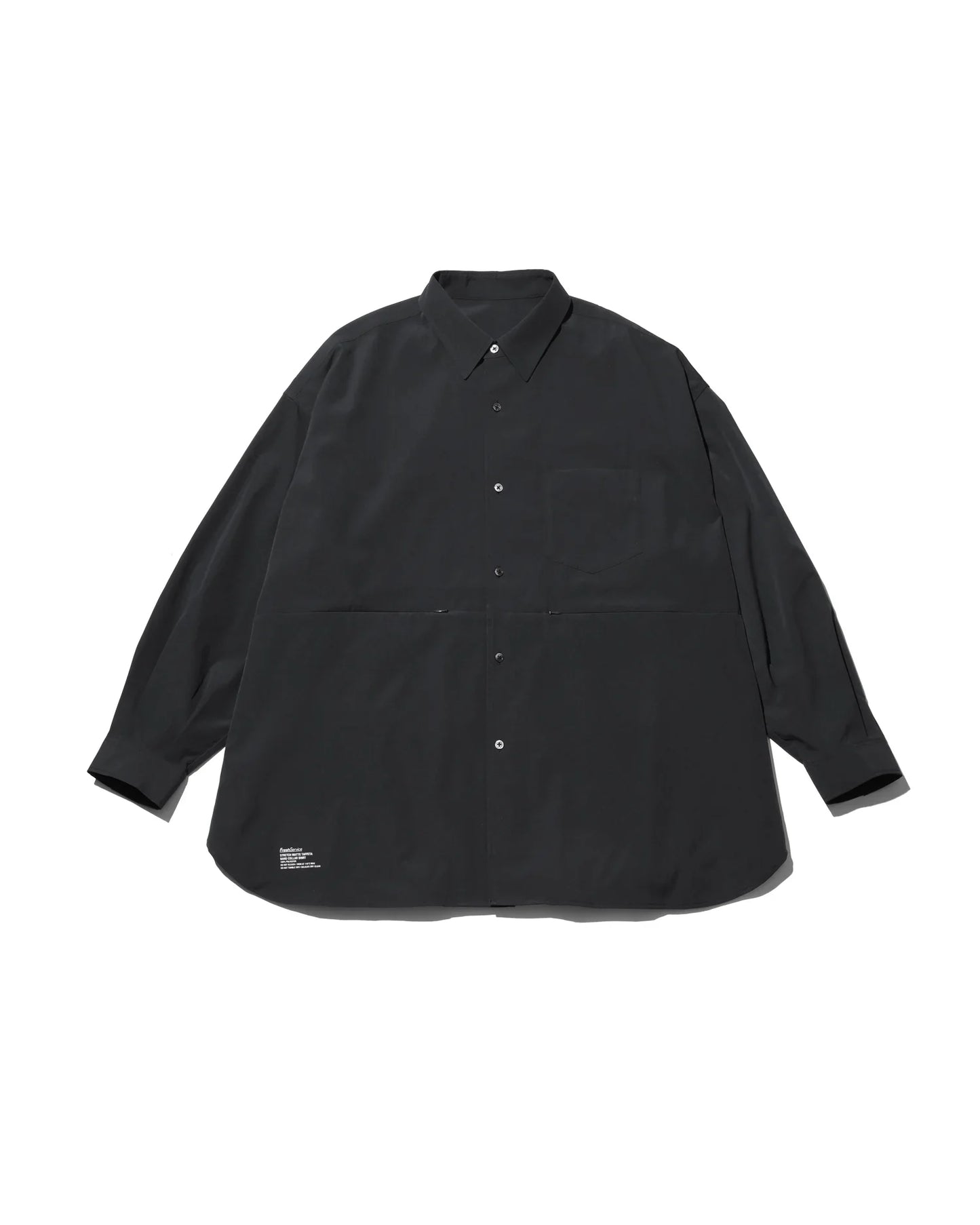 FreshService STRETCH MATTE TAFFETA REGULAR COLLAR SHIRT