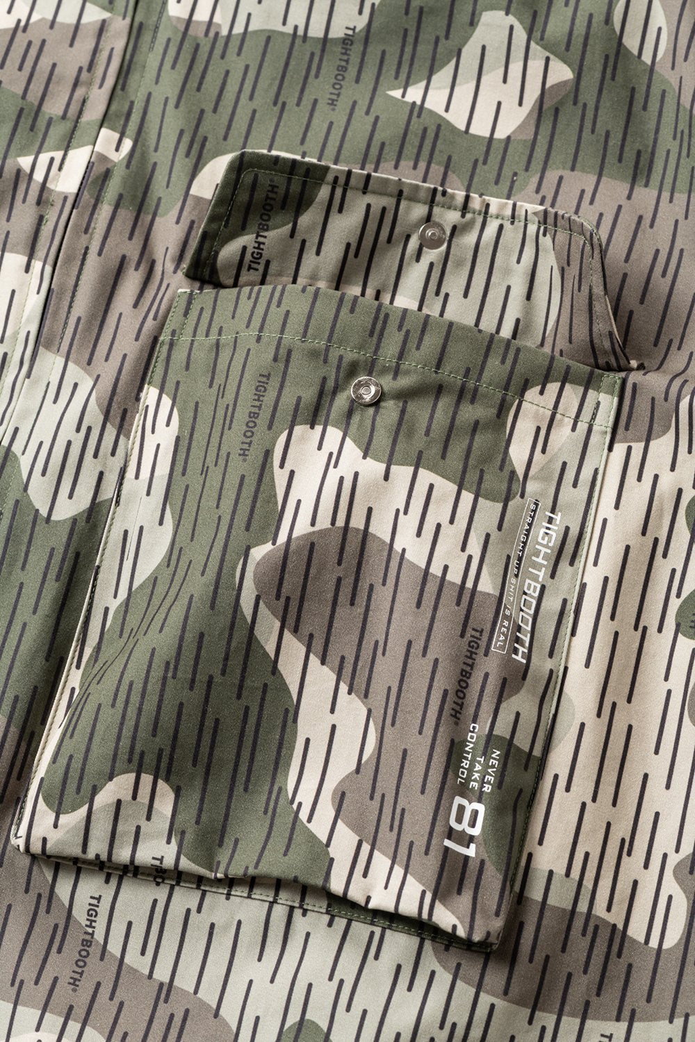 TIGHTBOOTH RAIN CAMO BDU SWING TOP