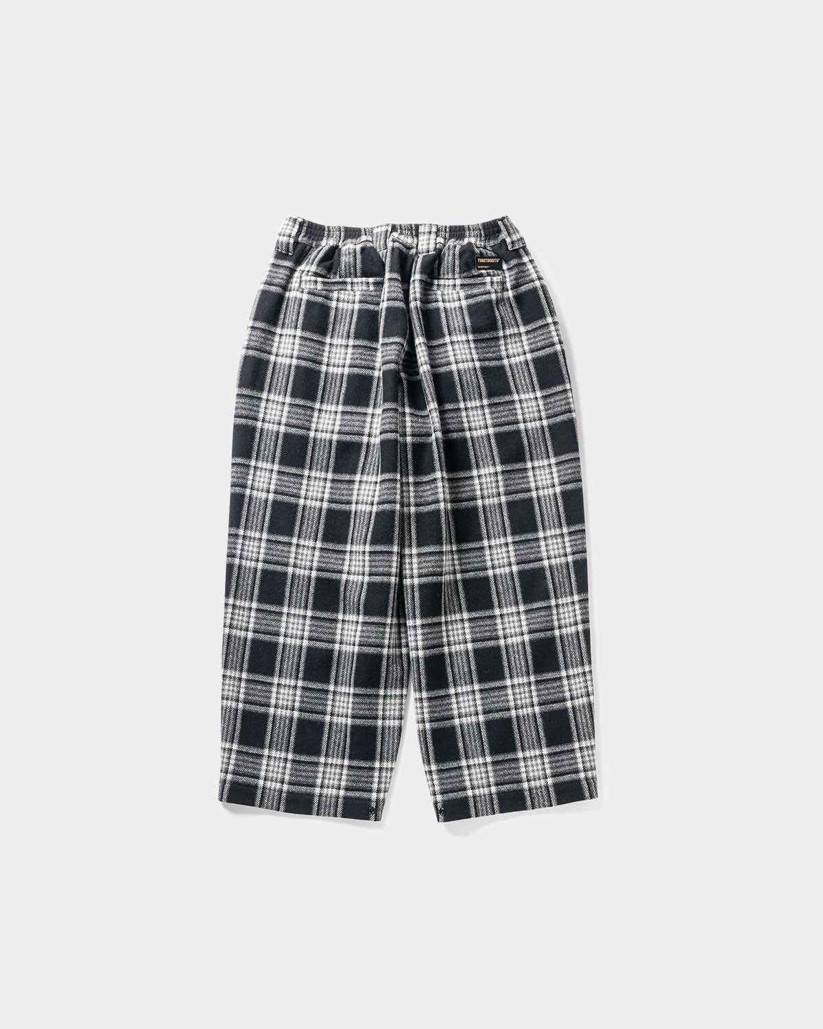 TIGHTBOOTH PLAID FLANNEL BAGGY SLACKS