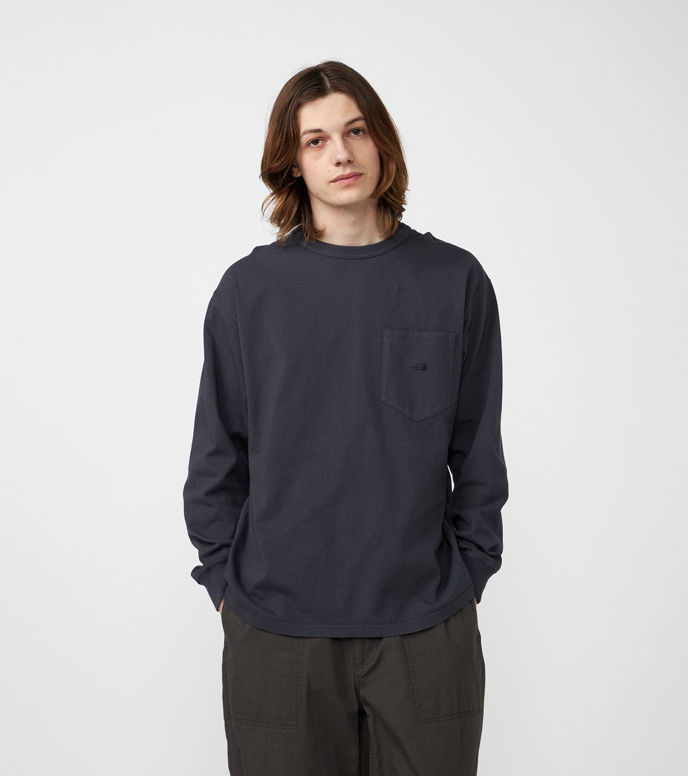THE NORTH FACE PURPLE LABEL 8oz Field Long Sleeve Pocket Tee